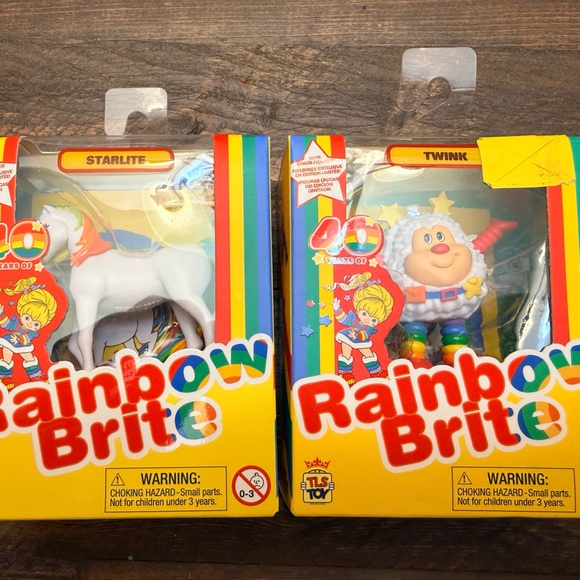 Other - Rainbow Bright Starlite & Twink Rare Chase Figure 40th Anniversary Glow Dark TLS